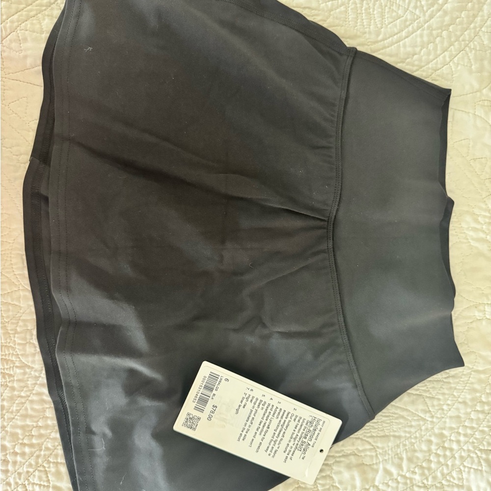 Lululemon Athletica Black High-Rise Skirt
